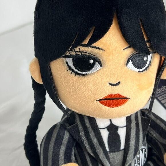 Wednesday Addams Family Doll Plush 7.5 Inch Toy NEW - Picture 2 of 7